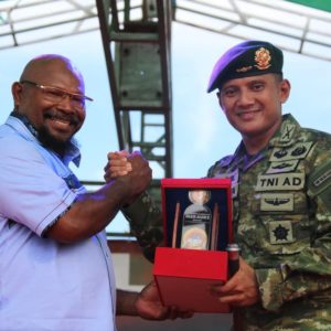 Umat Naarani, Perbatasan RI PNG, Bupati Merauke Frederikus Gebze, Dan Satgas Yonif MR 411/PDW Kostrad, Mayor Inf Rizky Aditya S.Sos., M.Han., Doa untuk Indonesia