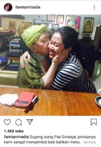 Postingan akun Instagram Permaisuri Fanni Aminadia