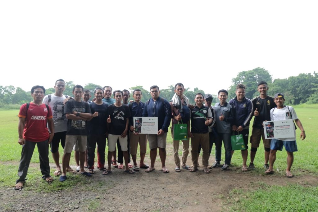 Peduli Bencana, Komunitas Sepakbola Juventini Tangerang dan Beton FC, Dompet Dhuafa