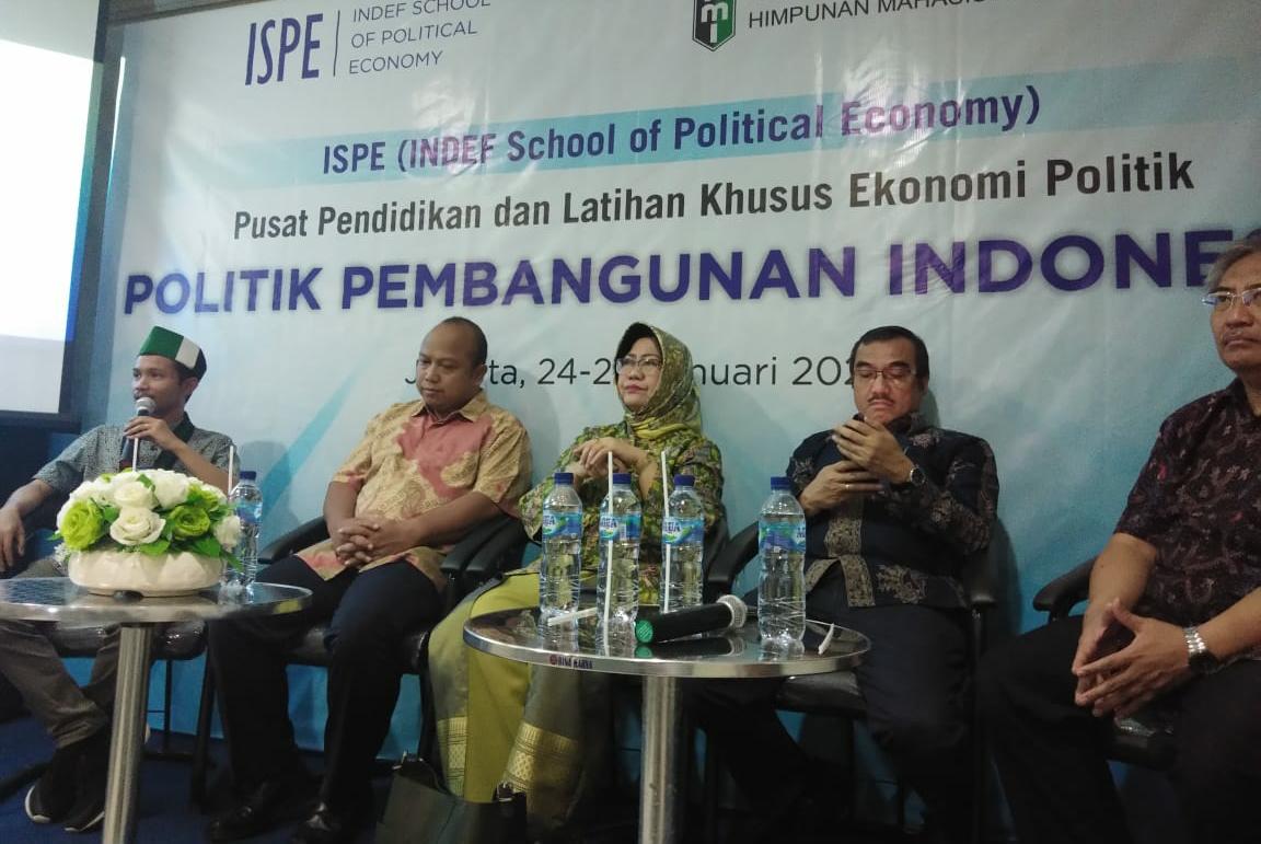 Indef dan BPL PB HMI, Pusdiklatsus Ekonomi Politik