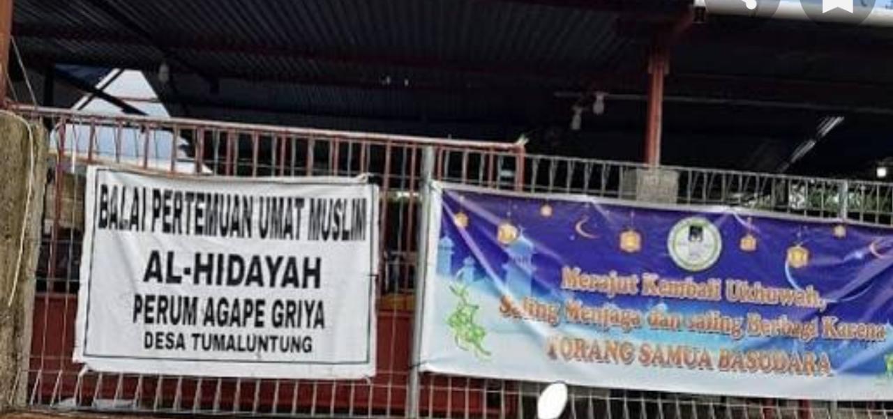 Rumah ibadah al-hidayah Tumaluntung, Minahasa Utara