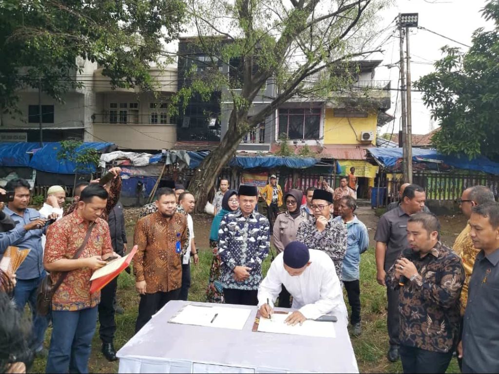 Walikota Bogor, Bima Arya, Peletakan Batu Pertama, Alun Alun Empang