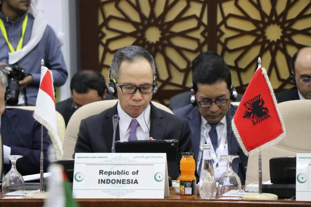Wamenlu RI, Mahendra Siregar Kenferensi OKI, Wamenlu RI, Solidaritas, Palestina