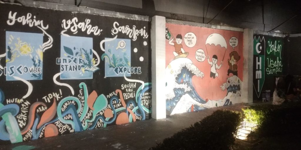 Mural, HMI Kota Bogor Milad HMI ke 73, Mural, Taman Coret Coret Kota Bogor