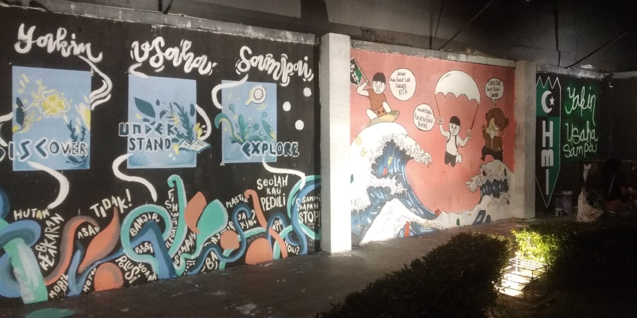 Milad HMI ke 73, Mural, Taman Coret Coret Kota Bogor