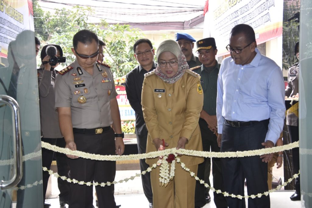 Peresmian Gedung Pelayanan Publik Polres Bogor Polres Bogor, Gedung, Pelayanan Publik, Bupati Bogor, Peresmian