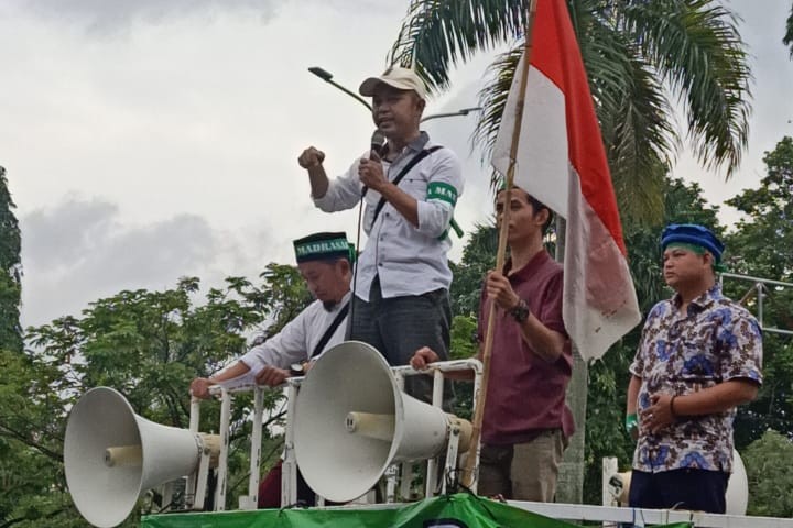 Guru Madrasah Bogor Guru madrasah, Demonstrasi, Tagih Janji, Kabupaten Bogor