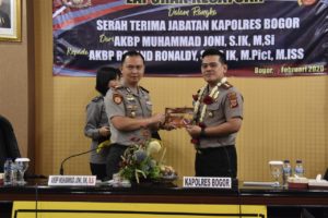 Sertijab Kapolres Bogor Dharma Bhakri, Kapolres Bogor, Muhammad Joni