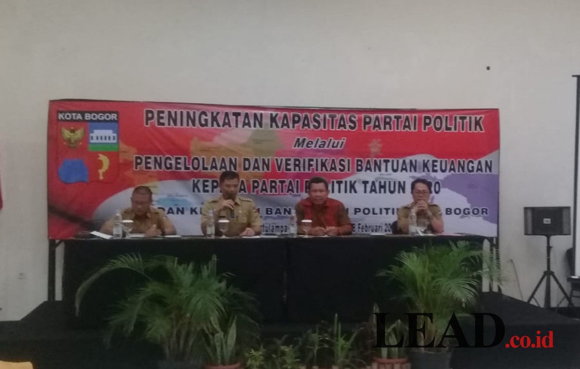 Kesbangpol Kota Bogor, Bantuan Dana, Parpol