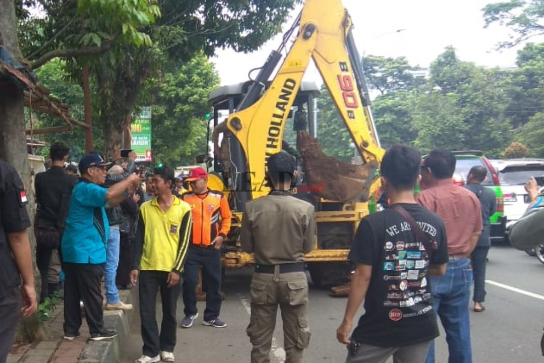 Penertiban, PKL, Posko Ormas, Bogor Barat
