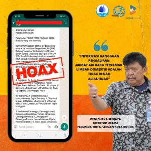 Hoax, Hoax, Air, Tirta Pakuan