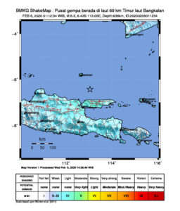 Infografis BMKG, Gempa Bumi, Bangkalan, Madura