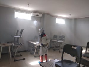 DMC Dompet Dhuafa, Disinfektan, Corona