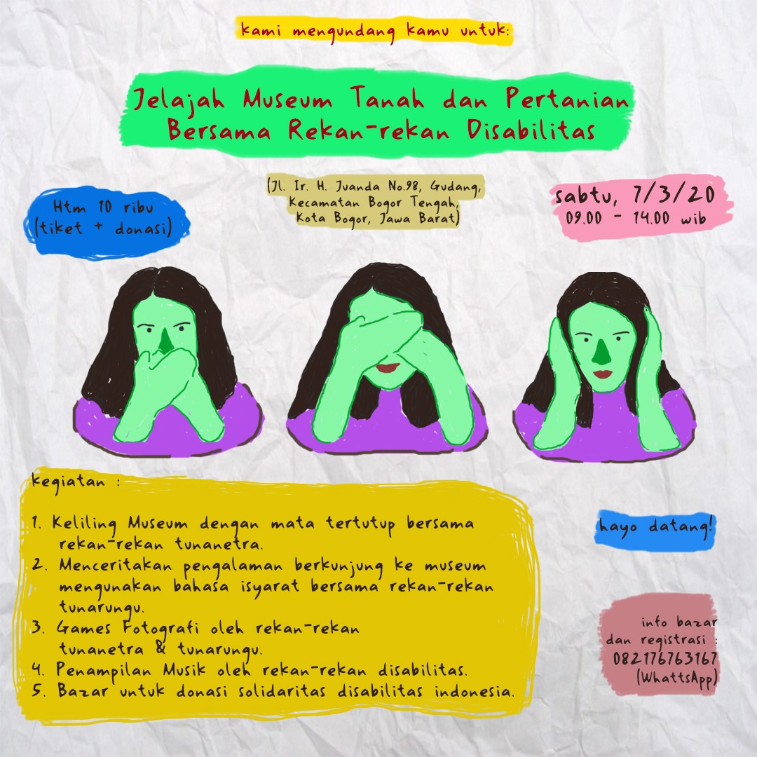 Pamflet Disabilitas, Jelajah, Museum
