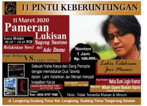 Pertunjukan Ade Dame Seni, Novel, Lukisan, Ade Dame, Sugeng Santoso
