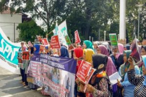 SPN PT SUI SPN, PT SUI, Demonstrasi, balai kota bogor