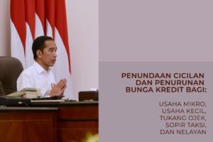 Presiden Jokowi Presiden Jokowi, Corona, Daya Beli, Cicilan, Kredit