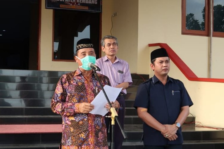 Bupati Rembang Bupati Rembang, COVID-19, KLB, Corona
