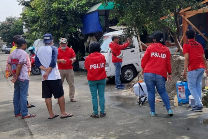 PSI Kota Bogor, Sugeng Teguh Santoso, Disinfektan, Covid-19