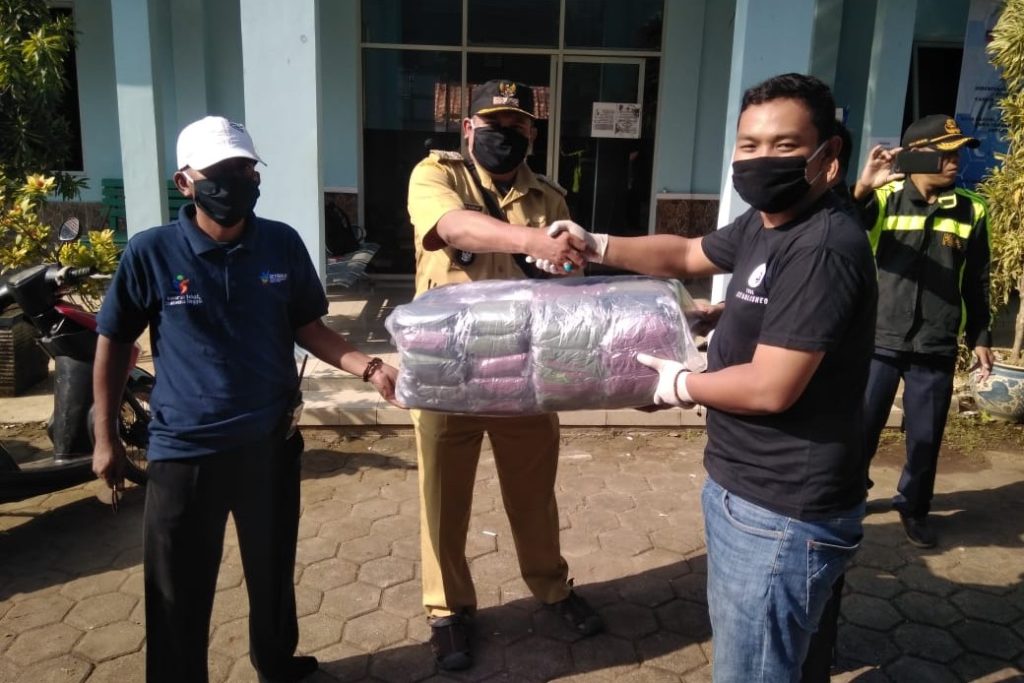 Pemdes Sukatani, Disinfektan, Covid-19