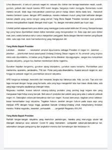Surat Terbuka, PDUI