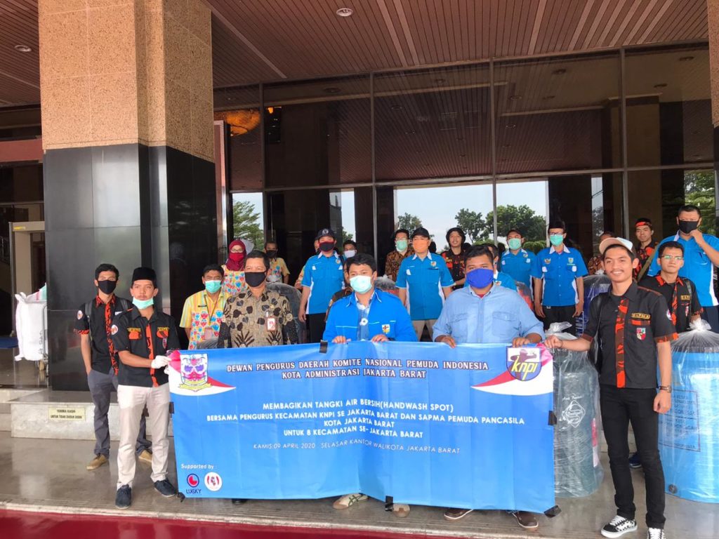 KNPI Jakarta Barat KNPI, Jakarta Barat, COVID-19