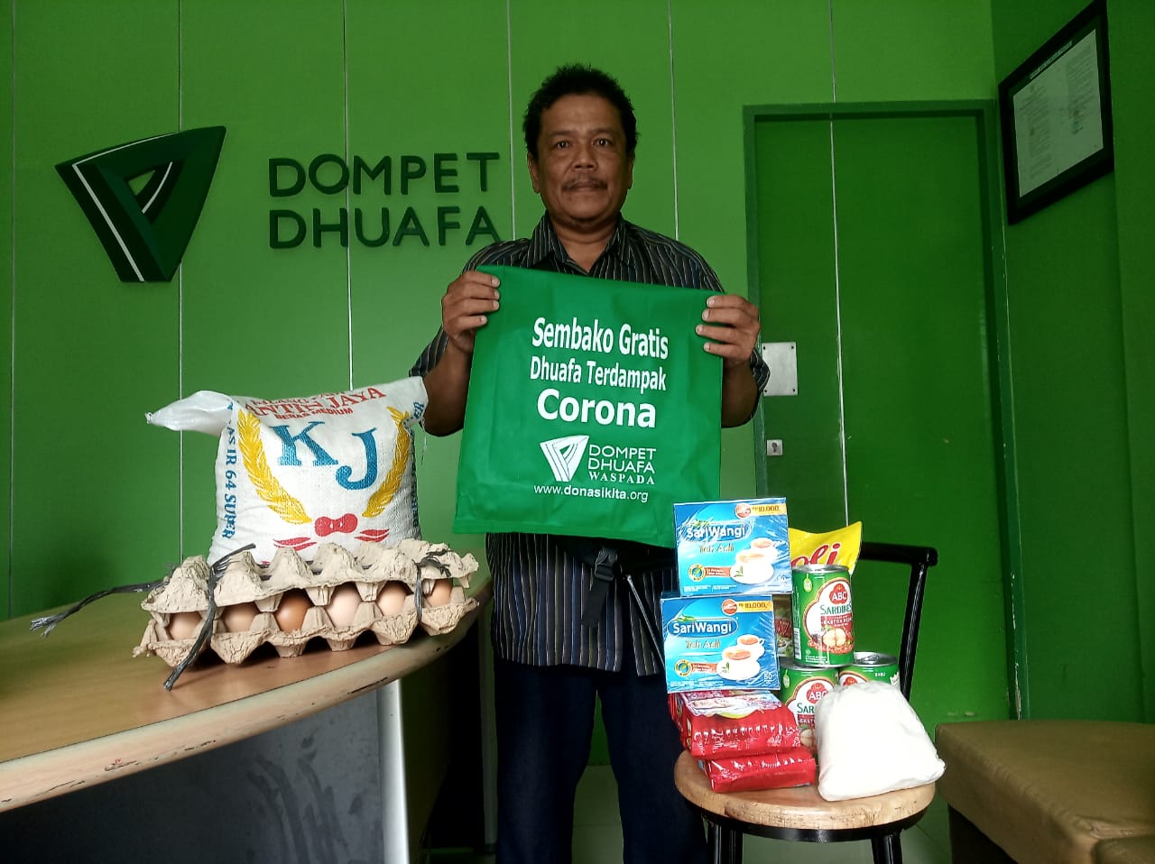 Dompet Dhuafa, Sembako, Corona, ekonomi rakyat, Medan