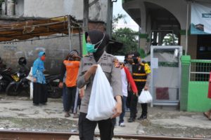 Polres Bogor, Sembako, PSBB, Covid-19