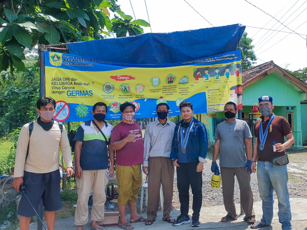 GMKI Cabang Bogor, Masker, Hand Sanitizer, Disinfektan, Covid-19