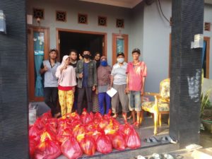 Teluk Pucung Mandiri Dampak Covid-19, Pemuda, Teluk Pucung Mandiri, Sembako