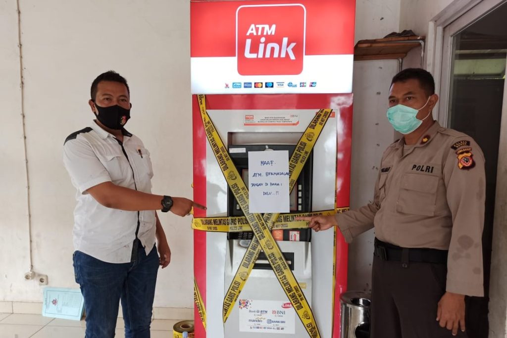 Polres Bogor, Polsek Cileungsi, Ganjal ATM