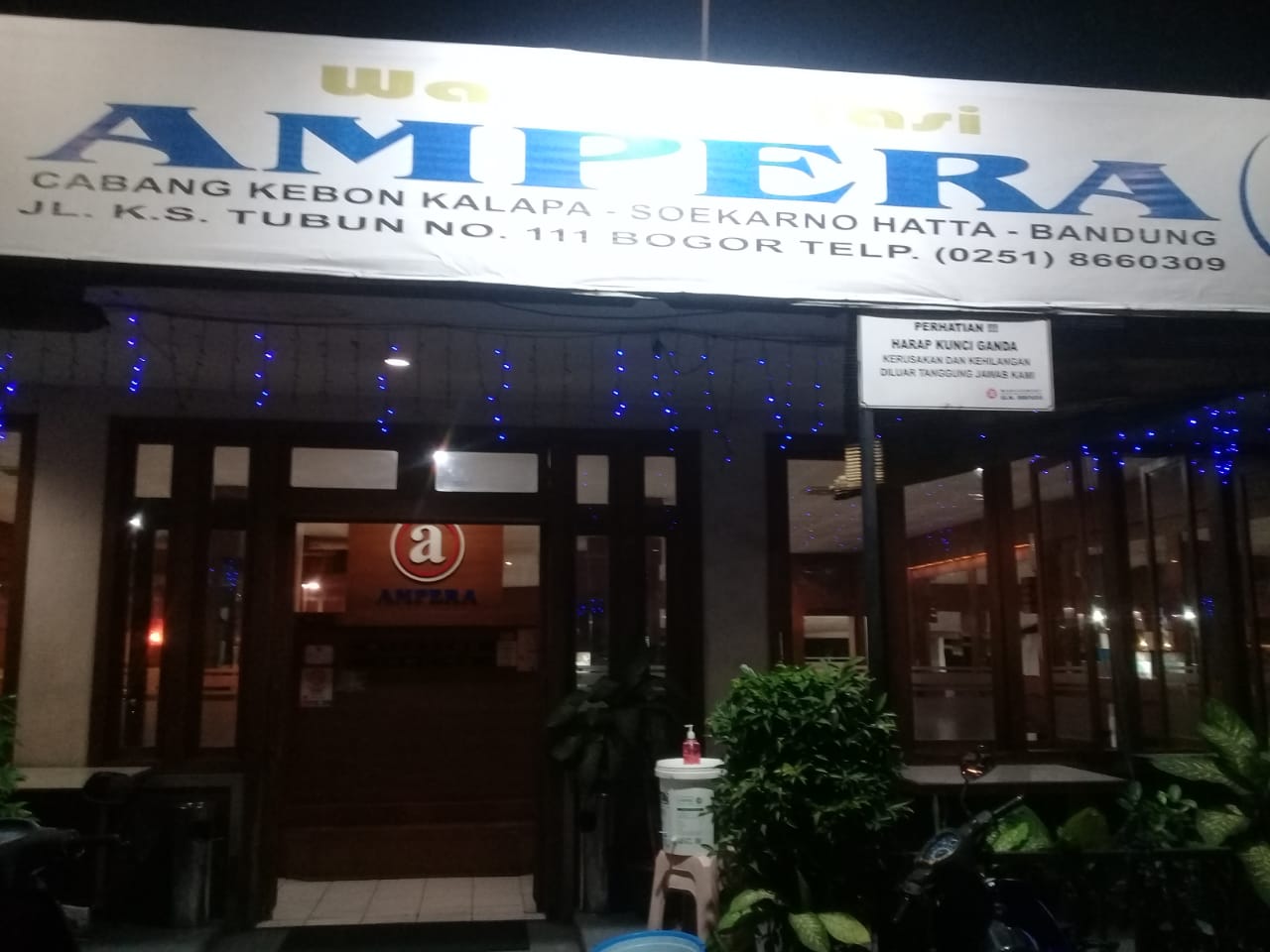 RM Ampera, Kuliner, New Normal