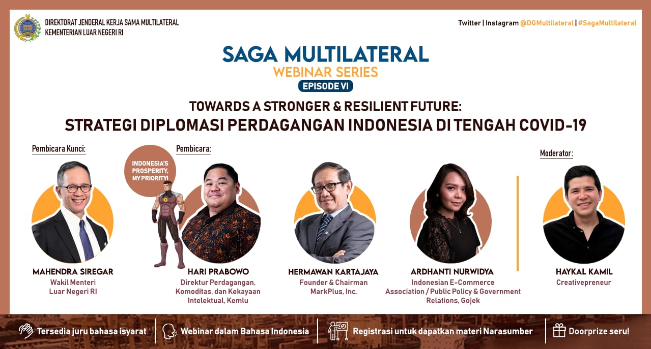 Webinar, Kemlu RI, Strategi, Diplomasi, Perdagangan