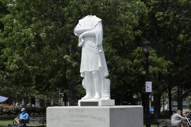 Patung Christopher Columbus Patung, Christopher Columbus, Black Lives Matter
