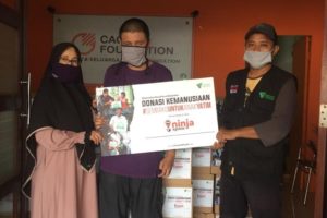 DD dan Ninja Ekspres DD, Ninja Ekspres, Sembako, Yatim, Disabilitas