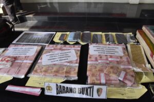 Barang Bukti Uang Palsu Polres Bogor, Barang Bukti, Uang Palsu