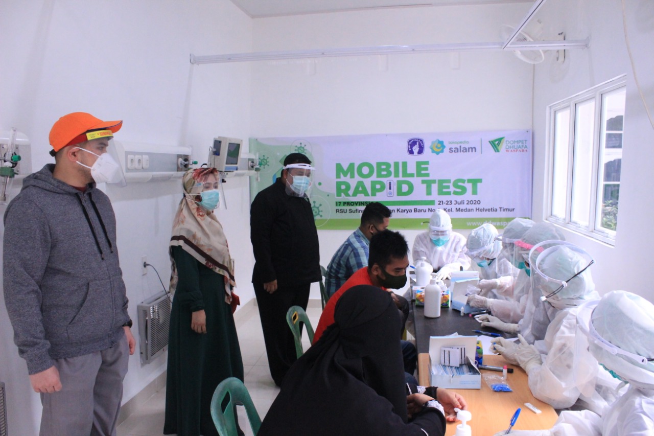 Dompet Dhuafa Waspad, Mobile Rapid Test