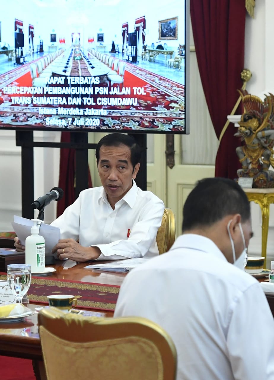 Presiden, Rapat terbatas, Pembangunan, Tol, Ekonomi