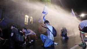 Demonstran Israel Polisi, Israel, Meriam, Demonstran