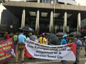 Komite Warga Sentul City KWSC, Bupati Bogor, KPK, PDAM