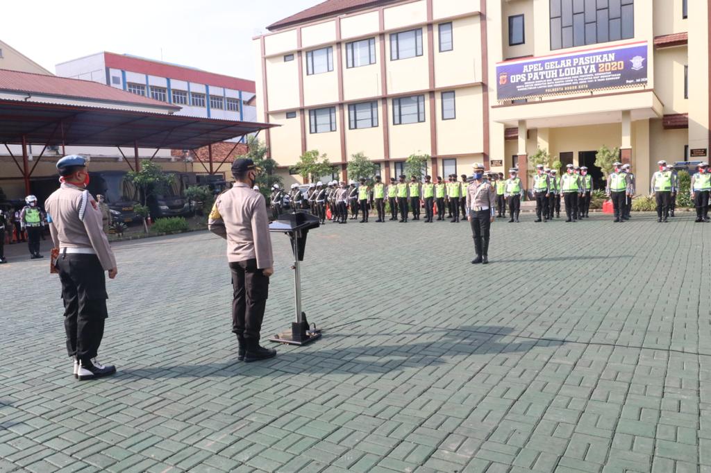 Apel Gelar Pasukan Ops Patuh Lodaya 2020 Kapolresta Bogor,