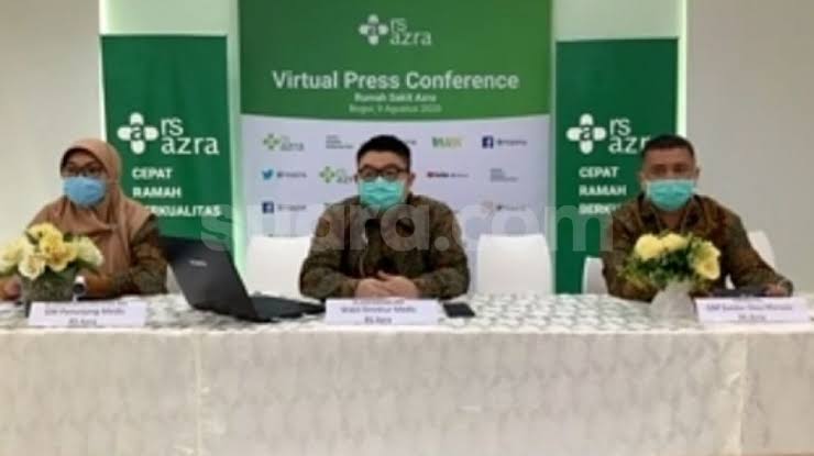 Konferensi Pers RS Azra RS Azra, Negatif, Corona