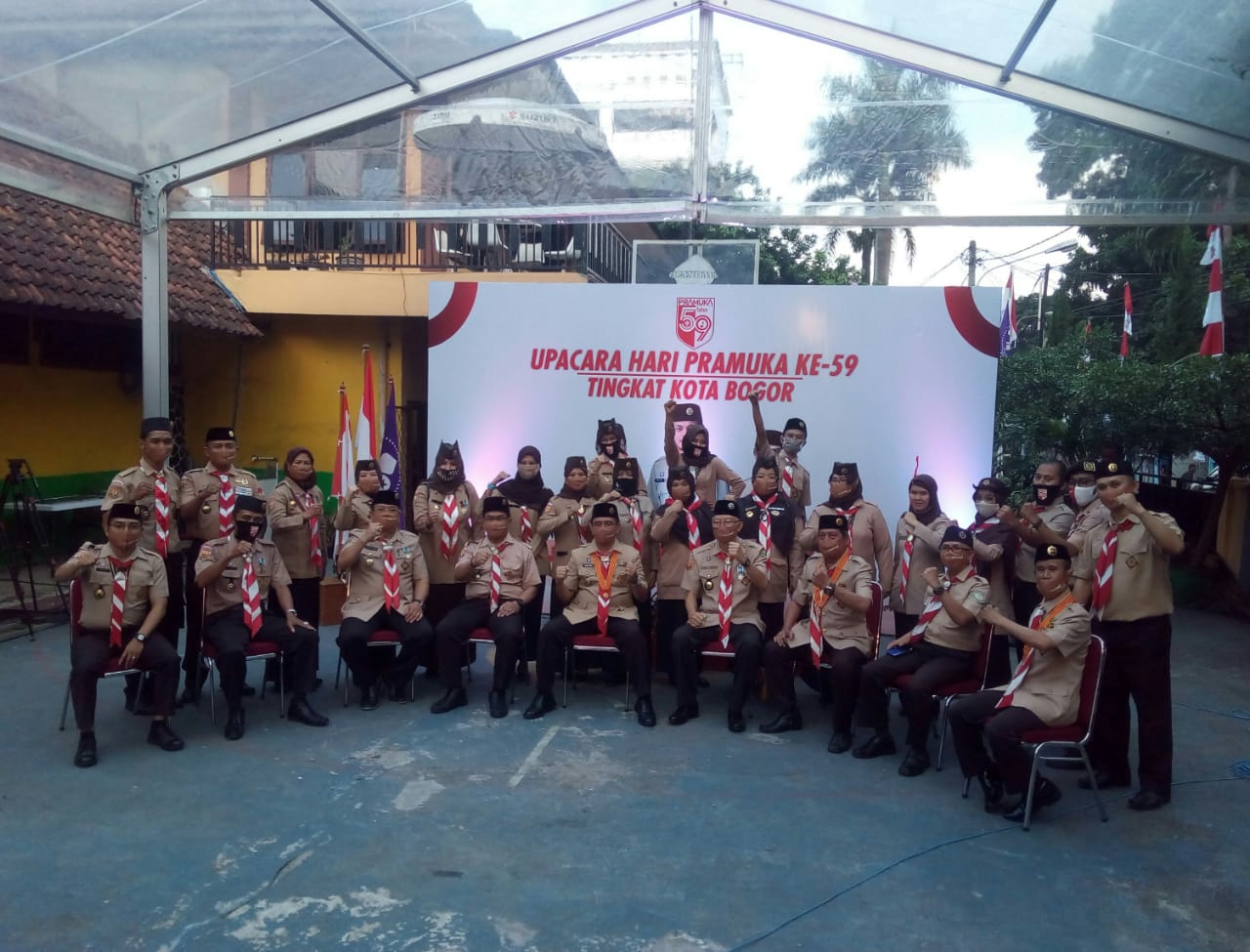 Pramuka, HUT, Upacara