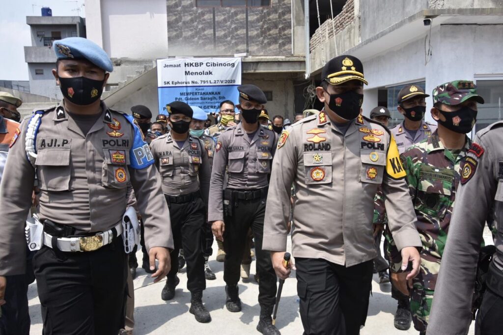 Personil Polres Bogor Polres Bogor, Gereja, HKBP, Cibinong