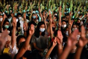 Demonstran Thailand Demonstran, Thailand, Pro-Demokrasi