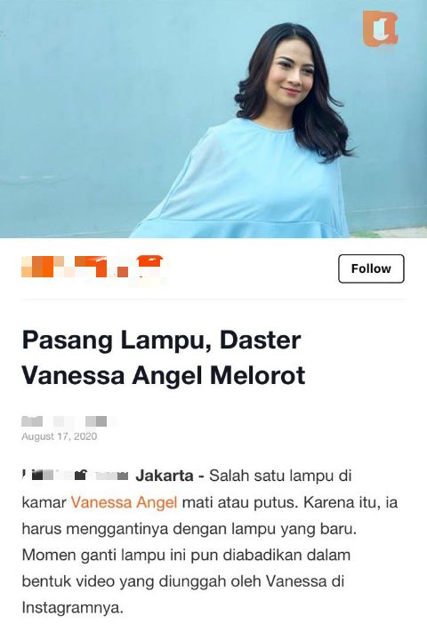 Jurnalisme, Daster, Melorot