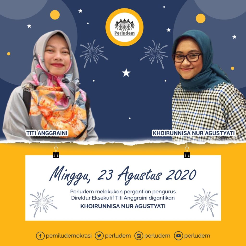 Perludem Ganti Pengurus Perludem, Titi Anggraini, Khoirunnisa Nur Agustyati