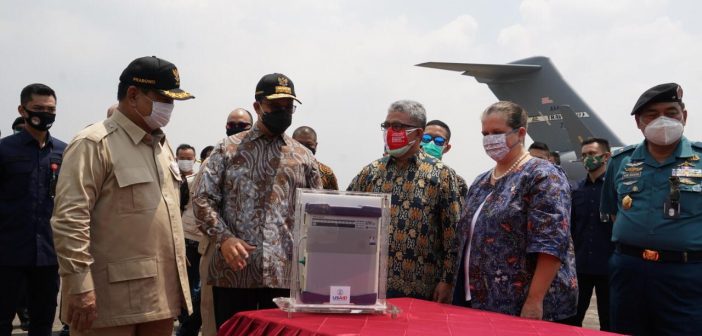 AS, Bantuan, Ventilator, Indonesia