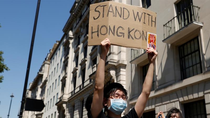 Aktivis Pro-Demokrasi Aktivis, Pro-Demokrasi, Hong Kong, China