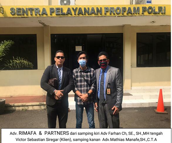 RIMAFA Law Firm & PARTNERS RIMAFA, Polisi, Ciputat